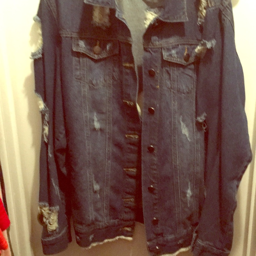 Between us distress jacket